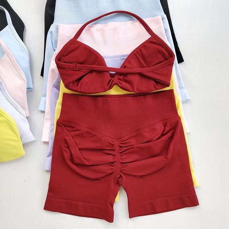 Yoga Fitness Outfit - Set Sportivo HISTELLO da Donna, Reggiseno