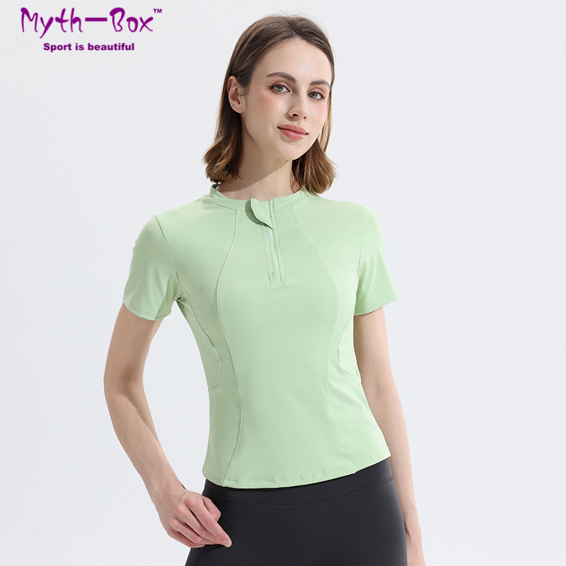 Yoga Fitness Qc - Magliette Estive da Yoga per Donne,