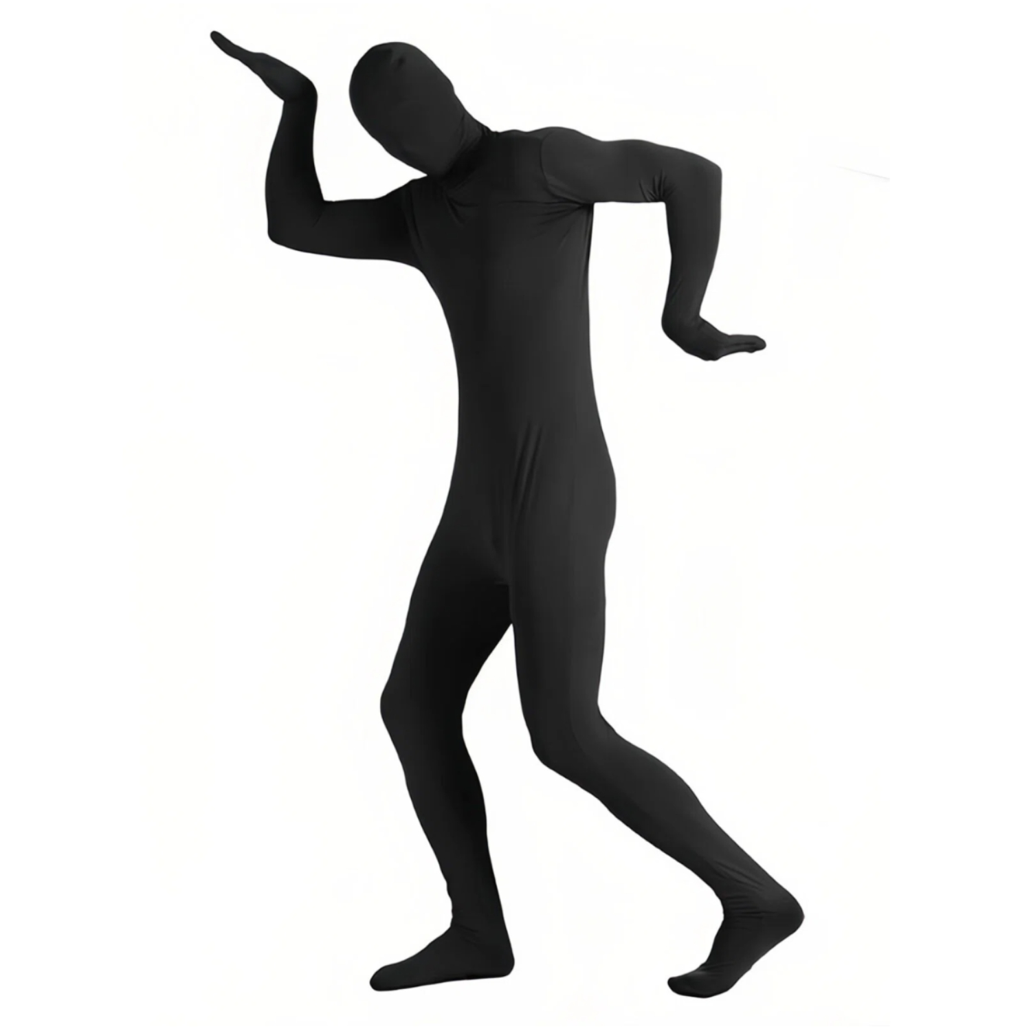 Yoga Fitness Outfit - Tuta Intera in Spandex Nera Unisex,